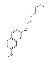 3-(4-Methoxyphenyl)propenoic acid 2-butoxyethyl ester Structure