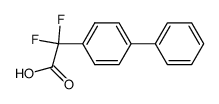 2-([1,1'-biphenyl]-4-yl)-2,2-difluoroacetic acid structure