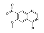 4-chloro-6-methoxy-7-nitro-quinazoline结构式