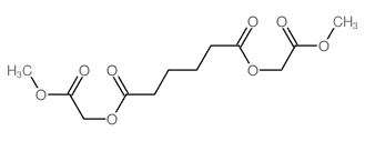 bis(methoxycarbonylmethyl) hexanedioate结构式