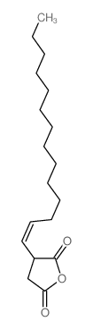 2,5-Furandione,dihydro-3-(1-tetradecen-1-yl)- Structure