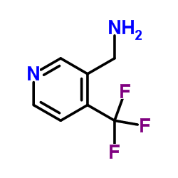 [4-(三氟甲基)吡啶-3-基]甲胺结构式