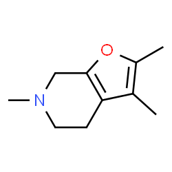 Furo[2,3-c]pyridine, 4,5,6,7-tetrahydro-2,3,6-trimethyl- (9CI) Structure