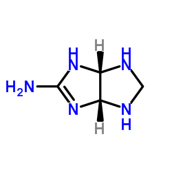 Imidazo[4,5-d]imidazol-2-amine, 1,3a,4,5,6,6a-hexahydro-, cis- (9CI) Structure