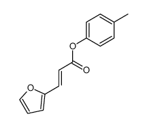 3t-[2]furyl-acrylic acid p-tolyl ester Structure