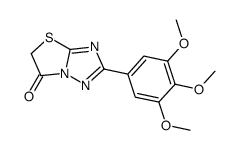 7-(3,4,5-trimethoxyphenyl)-4-thia-1,6,8-triazabicyclo[3.3.0]octa-5,7-d ien-2-one Structure