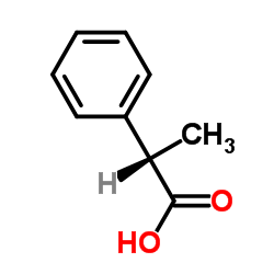 (S)-2-Phenylpropanoic acid Structure