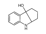 (3aR,8bS)-2,3,3a,4-tetrahydro-1H-cyclopenta[b]indol-8b-ol Structure