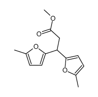 3,3'-bis(5-methyl-2-furyl)propionate Structure