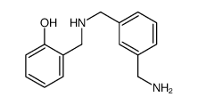 [[[[3-(aminomethyl)phenyl]methyl]amino]methyl]phenol Structure