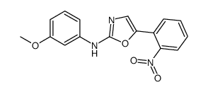 N-(3-methoxyphenyl)-5-(2-nitrophenyl)-1,3-oxazol-2-amine Structure