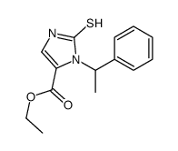 ethyl (R)-2,3-dihydro-3-(1-phenylethyl)-2-thioxo-1H-imidazole-4-carboxylate Structure