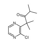 2-chloro-3-(1,1,3-trimethyl-2-oxobutyl)pyrazine Structure