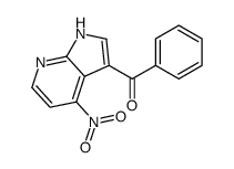 (4-nitro-1H-pyrrolo[2,3-b]pyridin-3-yl)-phenylmethanone Structure