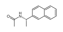 (S)-N-(1-(2-Naphthyl)ethyl)acetamid Structure