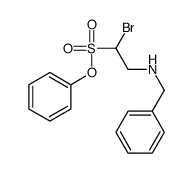 phenyl 2-(benzylamino)-1-bromoethanesulfonate结构式