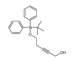 5-[tert-butyl(diphenyl)silyl]oxypent-2-yn-1-ol Structure