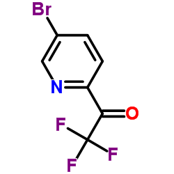 1-(5-溴-2-吡啶基)-2,2,2-三氟乙酮结构式