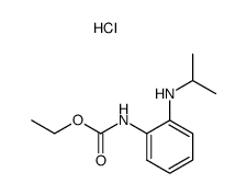 ethyl N-(2-isopropylaminophenyl)-carbamate hydrochloride结构式