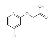 2-((4-chloropyridin-2-yl)oxy)acetic acid Structure