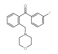 3'-FLUORO-2-MORPHOLINOMETHYL BENZOPHENONE图片