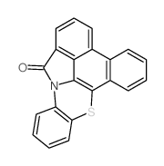 benzo[c]isoindolo[2,1,7-mna]phenothiazin-14-one结构式