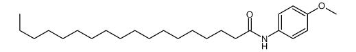 Octadecanamide, N-(4-Methoxyphenyl)-结构式