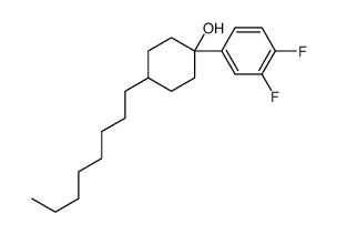 1-(3,4-difluorophenyl)-4-octylcyclohexan-1-ol Structure