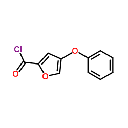 4-Phenoxy-2-furoyl chloride Structure