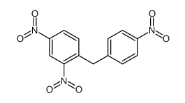 2,4-dinitro-1-[(4-nitrophenyl)methyl]benzene结构式