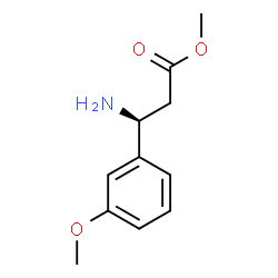 METHYL (3S)-3-AMINO-3-(3-METHOXYPHENYL)PROPANOATE结构式