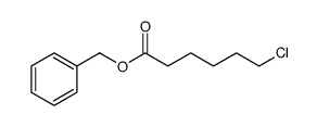 Hexanoic acid, 6-chloro-, phenylmethyl ester Structure