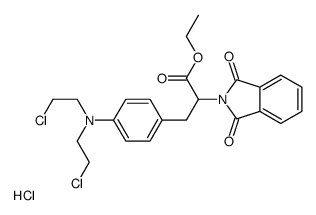 ethyl α-[[4-[bis(2-chloroethyl)amino]phenyl]methyl]-1,3-dihydro-1,3-dioxo-2H-isoindole-2-acetate monohydrochloride picture