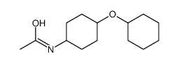 N-(4-cyclohexyloxycyclohexyl)acetamide Structure