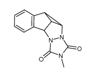 9,10-benzo-5-methyl-3,5,7-triazatricyclo[6.3.02.11.03.7]undeca-9-ene-4,6-dione (urazole) Structure