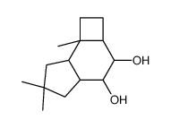 6,6,7b-trimethyl-2,2a,3,4,4a,5,7,7a-octahydro-1H-cyclobuta[e]indene-3,4-diol Structure