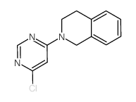 2-(6-Chloro-4-pyrimidinyl)-1,2,3,4-tetrahydroisoquinoline Structure