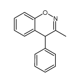 3-methyl-4-phenyl-4H-1,2-benzoxazine结构式