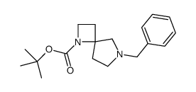 6-苄基-1,6-二氮杂螺[3.4]辛烷-1-羧酸 1,1-二甲基乙酯结构式