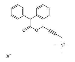 4-(2,2-diphenylacetyl)oxybut-2-ynyl-trimethylazanium,bromide结构式