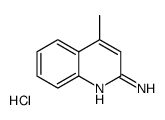 4-METHYLQUINOLIN-2-AMINE HYDROCHLORIDE structure