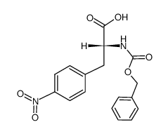 CBZ-4-硝基-D-苯丙氨酸结构式