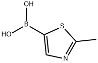 2-Methyl-5-thiazolyl-boronic Acid结构式