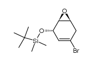 (1β,2β,6β)-2-[[(1,1-dimethylethyl)dimethylsilyl]oxy]-4-bromo-7-oxabicyclo[4.1.0]hept-3-ene Structure