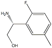 (2R)-2-AMINO-2-(2-FLUORO-5-METHYLPHENYL)ETHAN-1-OL Structure