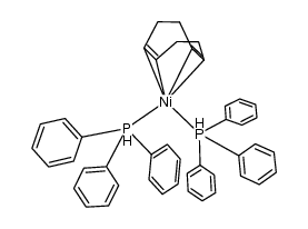 cycloocta-1,5-dienebis(triphenylphosphine)nickel(0) Structure