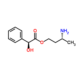 (3R)-3-Aminobutyl (2S)-hydroxy(phenyl)acetate Structure