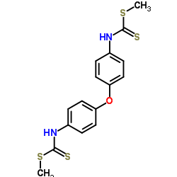 Dimethyl (oxydi-4,1-phenylene)biscarbamodithioate结构式