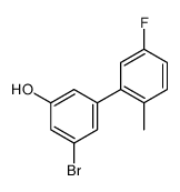 3-bromo-5-(5-fluoro-2-methylphenyl)phenol结构式