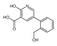 5-[2-(hydroxymethyl)phenyl]-2-oxo-1H-pyridine-3-carboxylic acid结构式